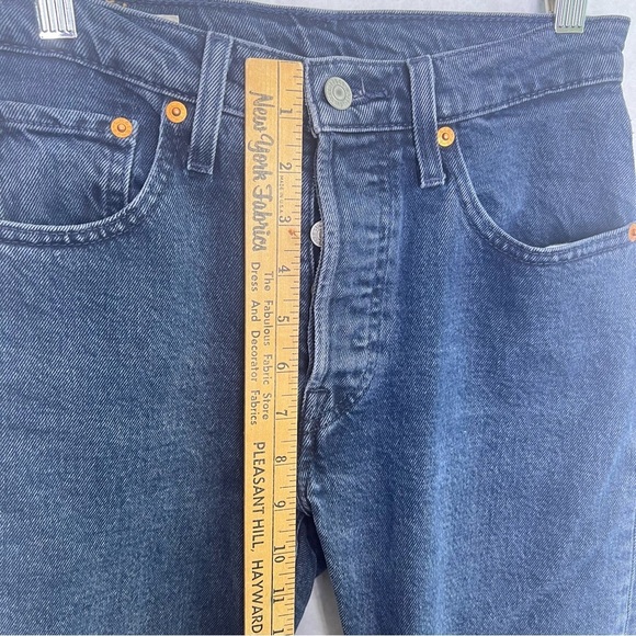 Levi's Premium 501 original cropped 25 dark wash - Picture 4 of 8